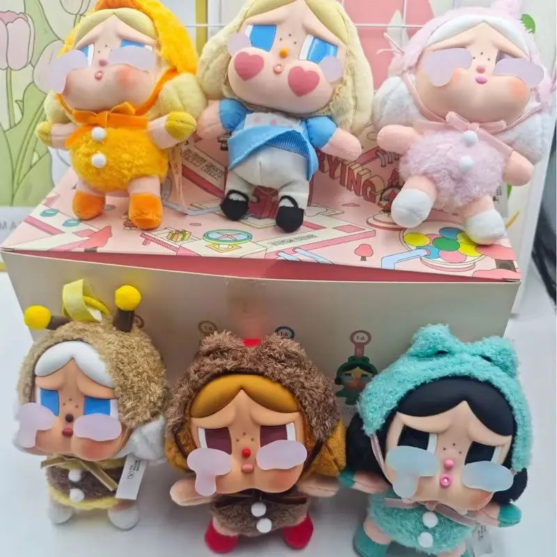 Crybaby Blind Box Vinyl Doll — Crying Again Series Keychain, Animal Pendant Mystery Gift
