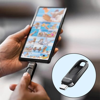 SanDisk USB 3.2 Type-C Flash Drive - 64GB–512GB Up to 400MB/s Storage Pen Drive for Phone & Computer