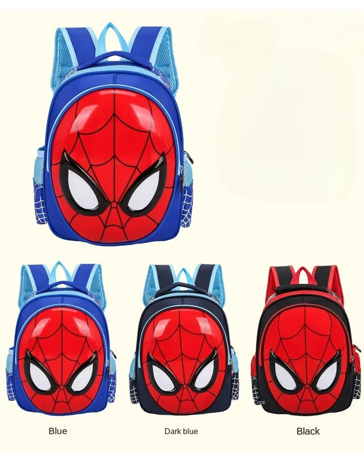 Disney Cartoon Animal Design Backpack – 3D Pattern Schoolbag for Boys, Kindergarten Gift
