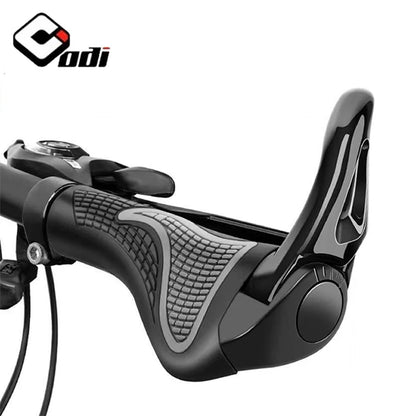 ODI New Arrival Mountain Bike Sheep Horn Grips - Shock and Dustproof Rubber Bicycle Handle with Bilateral Locking