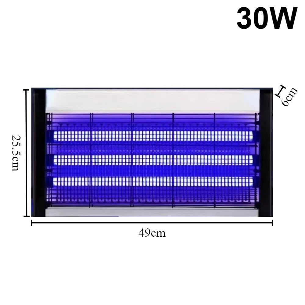 LED Mosquito Killer Lamp - Indoor Outdoor Electric Insect Trap with Quiet Photocatalytic Zapper for Home Use