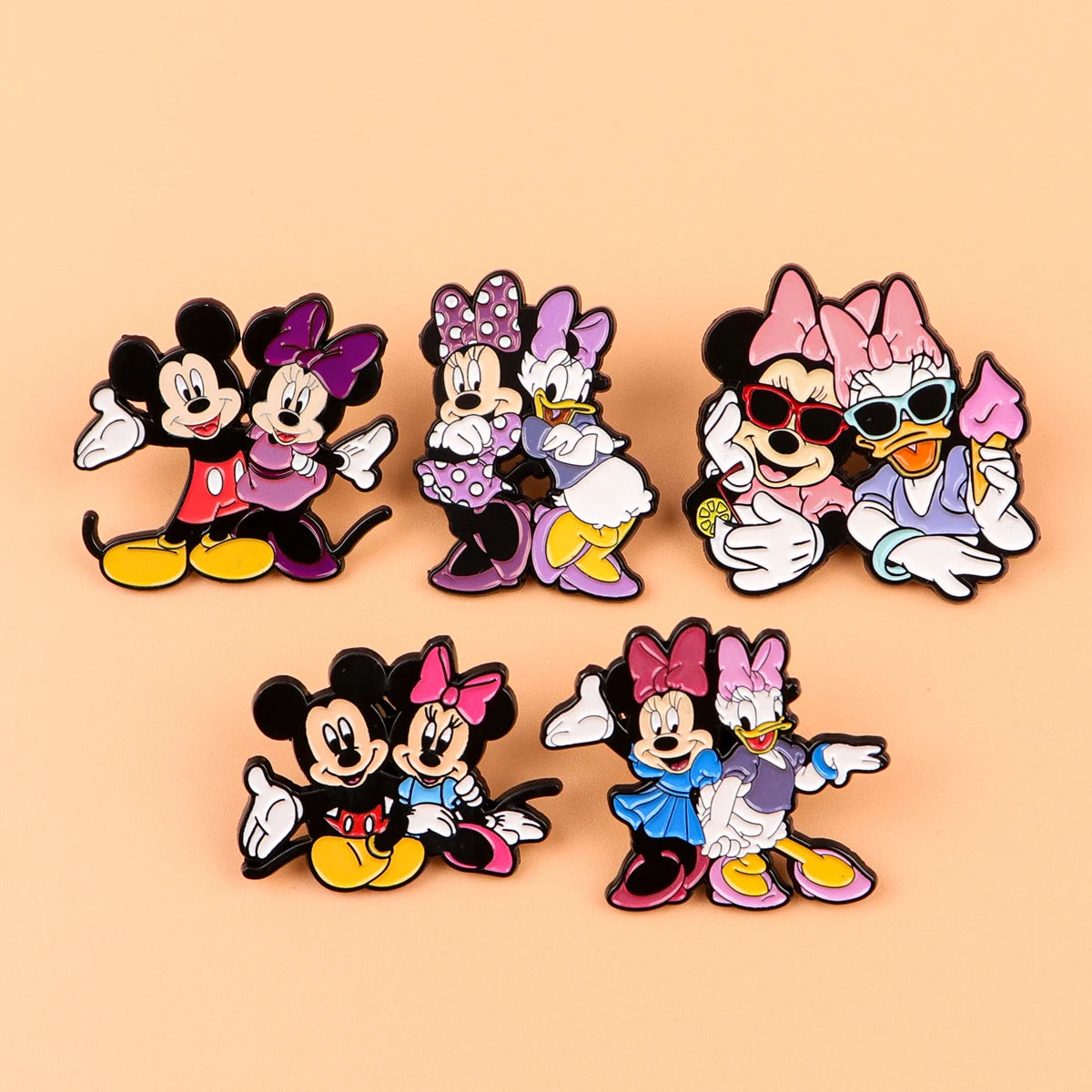 Cartoon Movie Enamel Lapel Pins — Lion, Cat & Duck Brooches for Backpacks, Clothes, DIY Metal Badge Jewelry Accessories