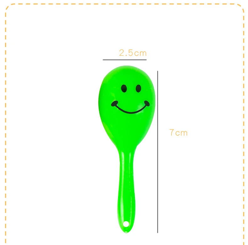 20pcs Mini Colorful Maracas – Sand Hammer Rattles for Kids, Party Favors & Baby Shower Gifts