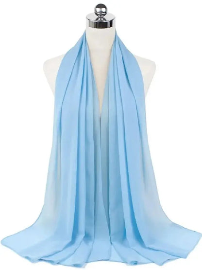 Women’s Solid Chiffon Instant Hijab – Ready-to-Wear Islamic Scarf, Muslim Shawl & Arab Head Wrap