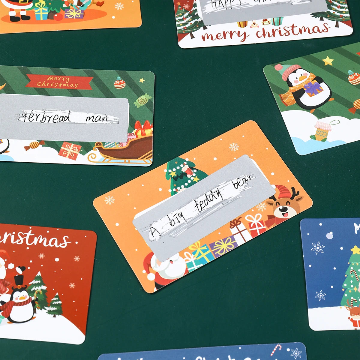 Christmas Scratch Cards 2025 — DIY Merry Xmas Decorations & Surprise Gifts for Home, Navidad & New Year 2026