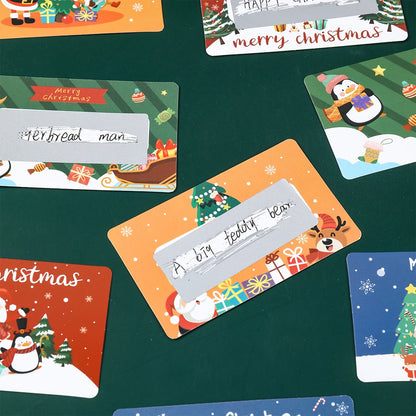 Christmas Scratch Cards 2025 — DIY Merry Xmas Decorations & Surprise Gifts for Home, Navidad & New Year 2026