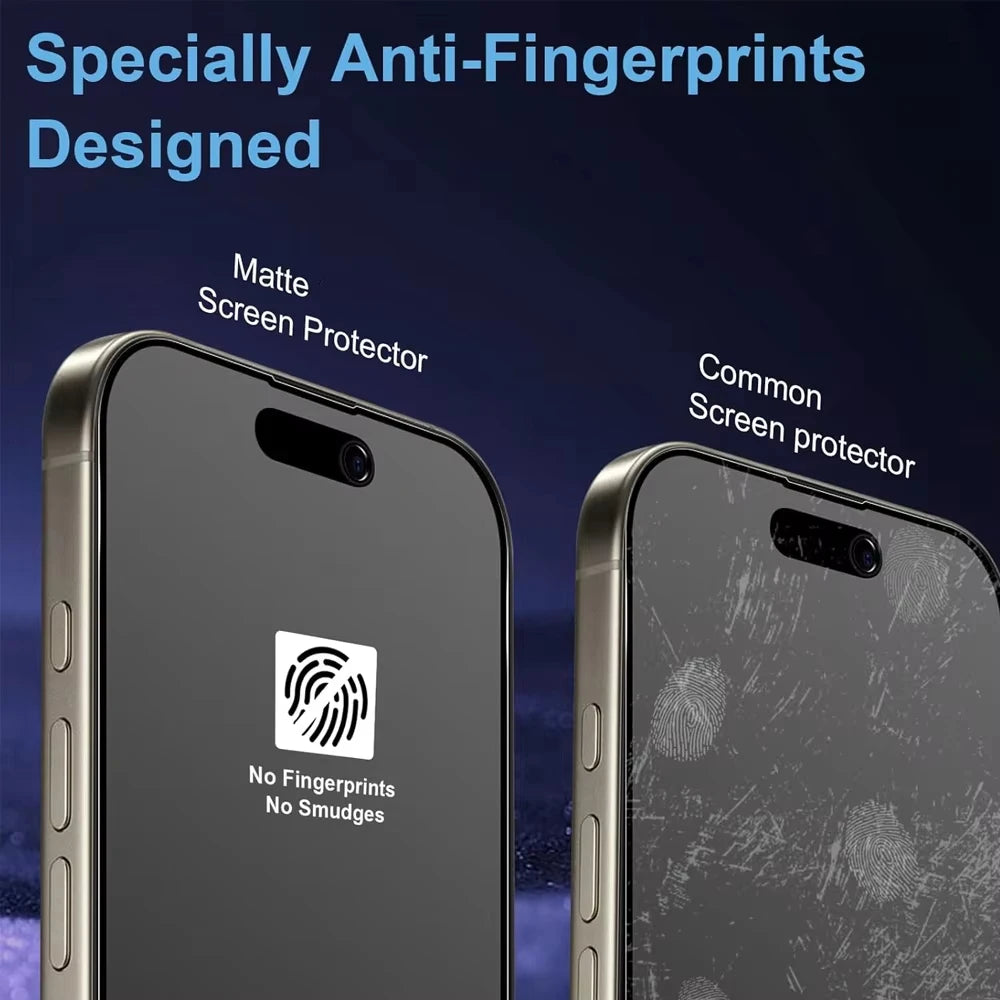 2PCS Privacy Ceramic Screen Protector for iPhone – Anti-Spy Tempered Film for iPhone 17/16/15/14/13/12/11 Pro Max, XR, XS, SE & More