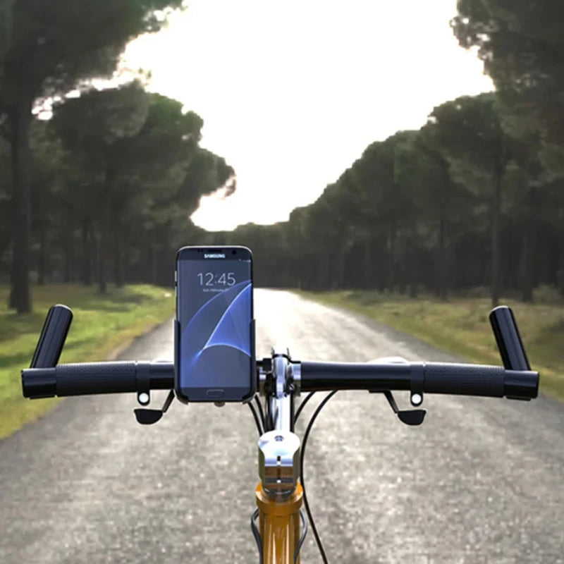 Aluminium Alloy Shockproof Mobile Phone Holder – Motorbike & Electric Car Navigation Mount for Riding & Delivery