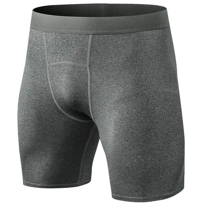 Men’s Gym Compression Shorts – Breathable Quick-Dry Fitness & Bodybuilding Training Jogger Shorts, Elastic Sports Activewear