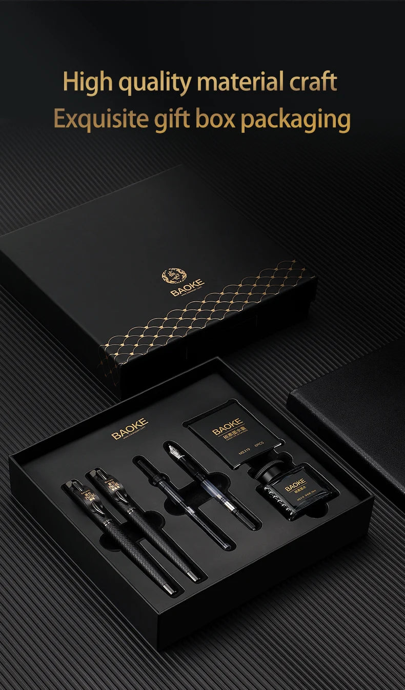 BAOKE T18 Luxury Fountain Pen & Roller Pen Set – Exquisite Gift Set