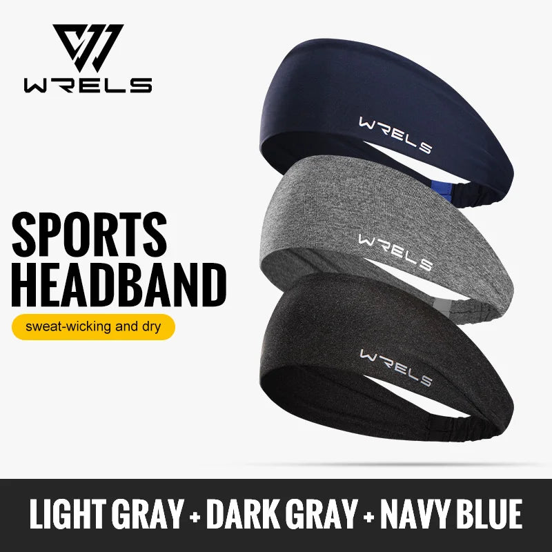 WRELS Moisture-Wicking Sports Headband – Breathable Non-Slip Sweatband for Running, Gym & Fitness (Men & Women)