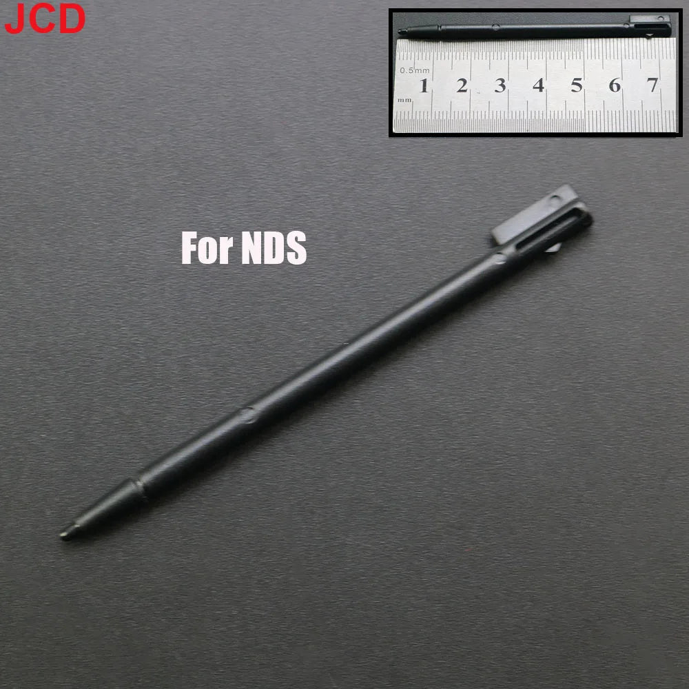 Black Plastic & Metal Telescopic Stylus Pen – Touch Screen Stylus for 2DS, 3DS, New 2DS LL/XL, New 3DS XL/LL, NDSL, NDSi, NDS & Wii