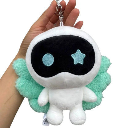Korea Wootteo Plush Toy – Kawaii Astronaut Wings Stuffed Doll Keychain for Backpack, JIN Design, Fan Gift