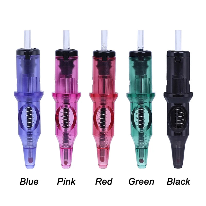 10/5PCS Ballpoint Cartridge Tattoo Needles — Practice Needles for Beginners & Designer Drawing with Tattoo Pen Machine