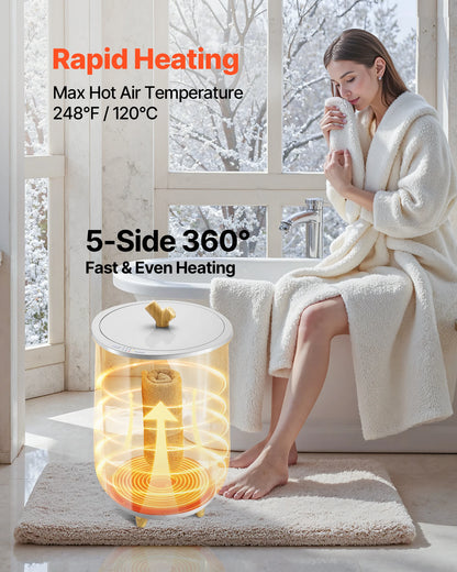 20L Towel Warmer Bucket – Heated Spa Towel & Blanket Warmer with LED, Auto Shut-Off & Adjustable Temperature
