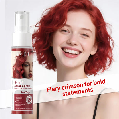 Halloween Hair Color Spray - Washable Temporary Hair Dye for DIY Party Styling, One-Time Color & 8 Shades