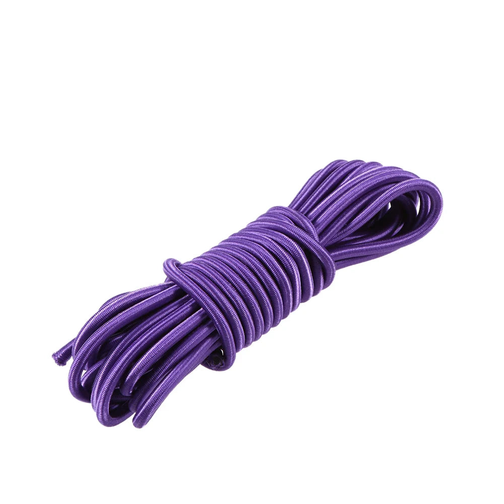 5 Meters 4mm/5mm Kayak Elastic Bungee Cord – Paddle Holder, Deck Rigging & Rear Securing Rope for Boats