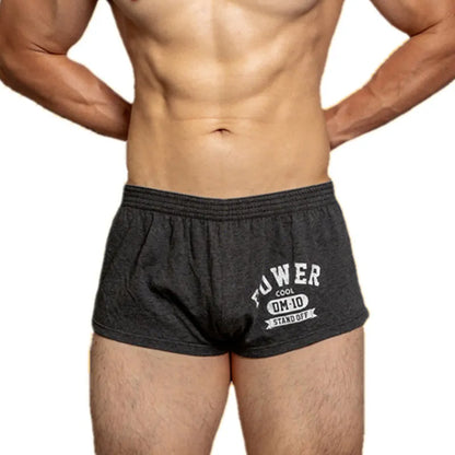 Men's Cotton Gym Shorts - Breathable Loose Fit Running and Workout Sports Shorts
