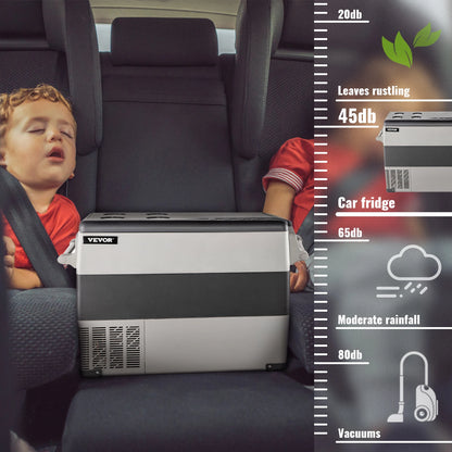 SucceBuy Portable Car Refrigerator - 20L-55L Compressor Cooler Freezer for Camping, Travel & Outdoor Use