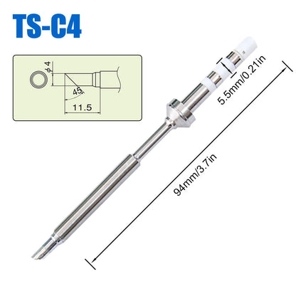 Pine64 TS100 TS101 Soldering Iron Tips – Replacement for Pinecil V2 & TS Series Models, B2 ILS BC2