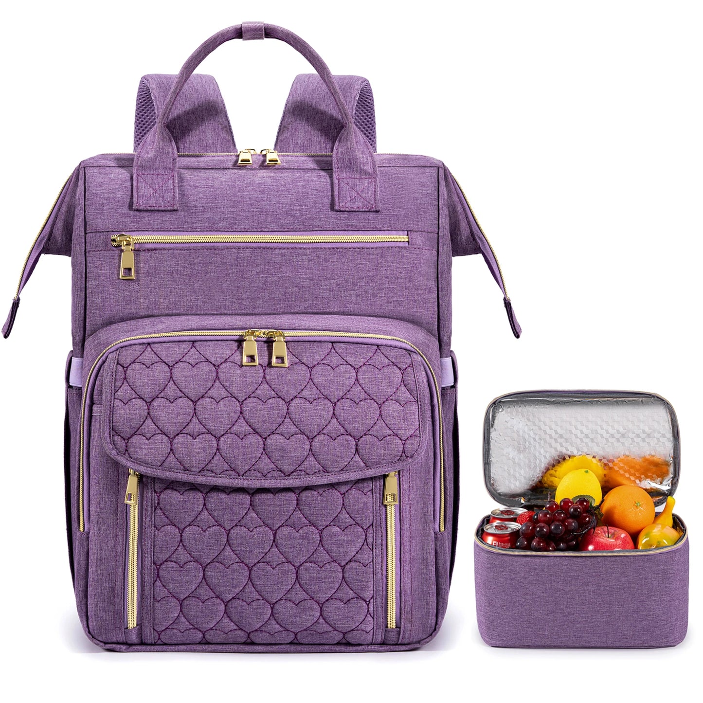 Insulated Lunch Cooler Backpack – Large Capacity Waterproof Picnic & Travel Bag for Outdoor Camping, Multifunctional Food Storage Pack