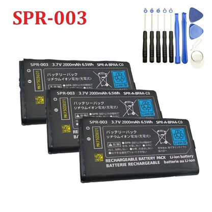 SPR-003 2000mAh Rechargeable Battery - Li-Ion Replacement for Nintendo 3DS LL, 3DS XL, New 3DS LL & New 3DS XL with Tool Kit