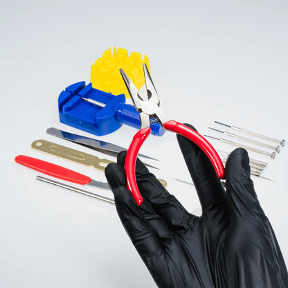 Watch Repair Tool Kit – Link Band Pin Remover & Adjuster for Professional Watchmaking