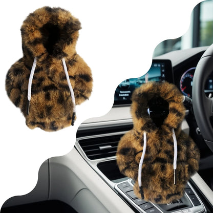 Universal Car Gear Shift Lever Cover – Sweatshirt Style Shifter Knob Hoodie for Car Decoration