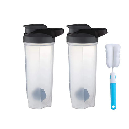 28oz Protein Shaker Bottle with Whisk Ball – Leakproof Travel Blender Cup with Handle for Fitness, Gym & Protein Smoothies