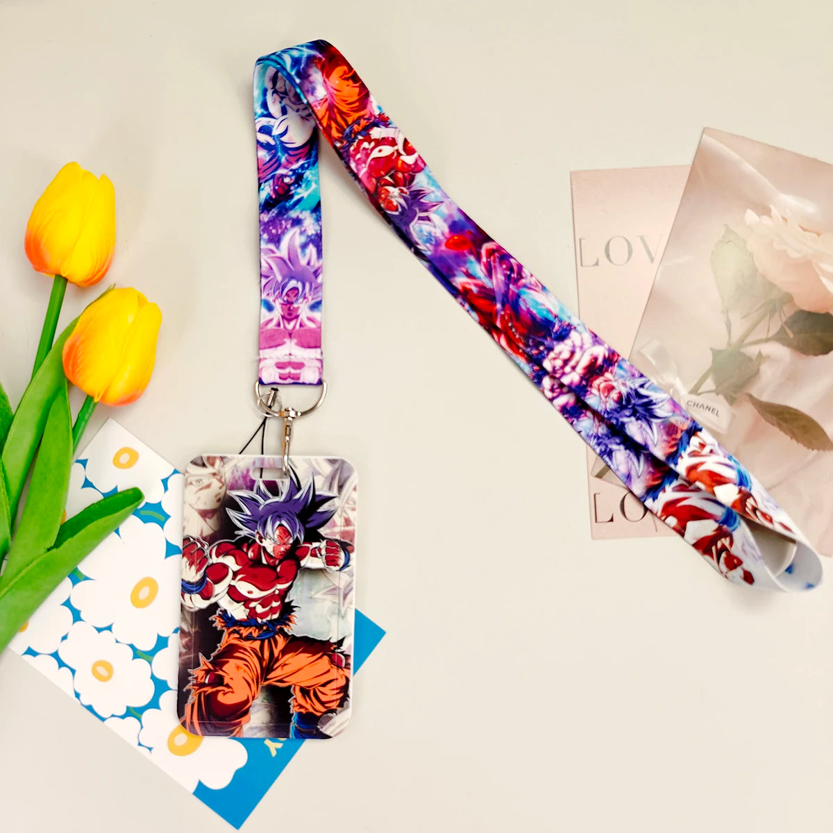 Dragon Ball Anime Lanyard – Credential Holder for Key, Card, Badge & Gym Keychain Accessories Gift