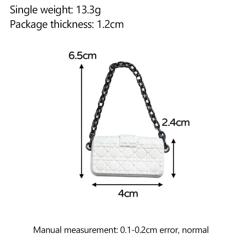 1:12 Dollhouse Miniature Shoulder & Crossbody Bags – Decorative Toy Accessories for Dollhouse Collectors