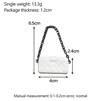 1:12 Dollhouse Miniature Shoulder & Crossbody Bags – Decorative Toy Accessories for Dollhouse Collectors
