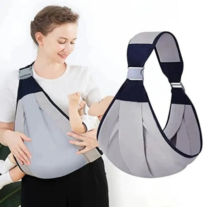 Ergonomic Baby Ring Sling Carrier - Multifunctional Portable Toddler Wrap for Daily Use