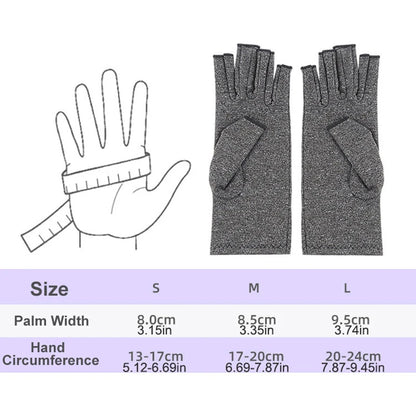 Fingerless Compression Gloves - Hand Support and Everyday Comfort