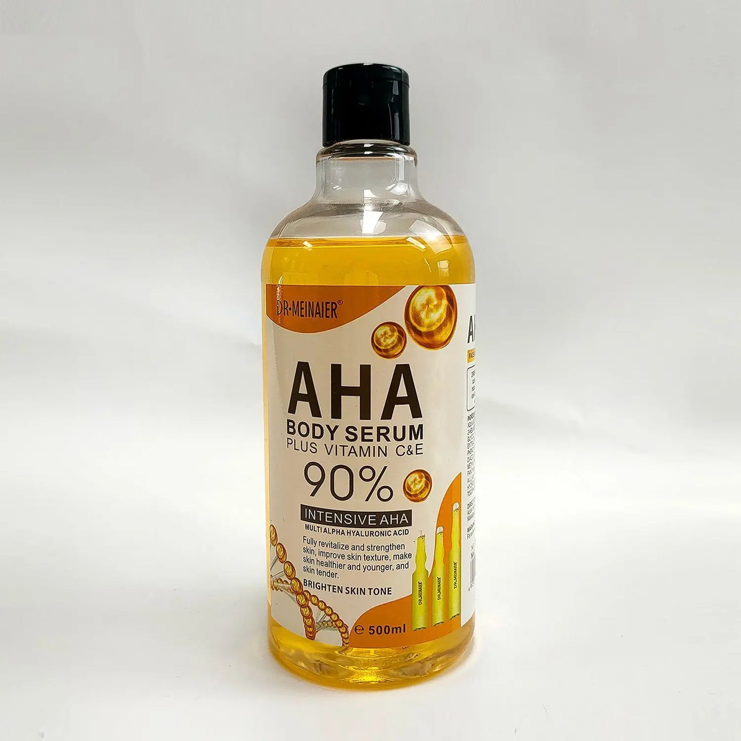 500ml AHA Moisturizing Face & Body Serum - Hydrating, Brightening & Firming Skin Care for Women & Men