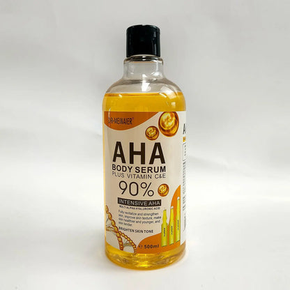 500ml AHA Moisturizing Face & Body Serum - Hydrating, Brightening & Firming Skin Care for Women & Men