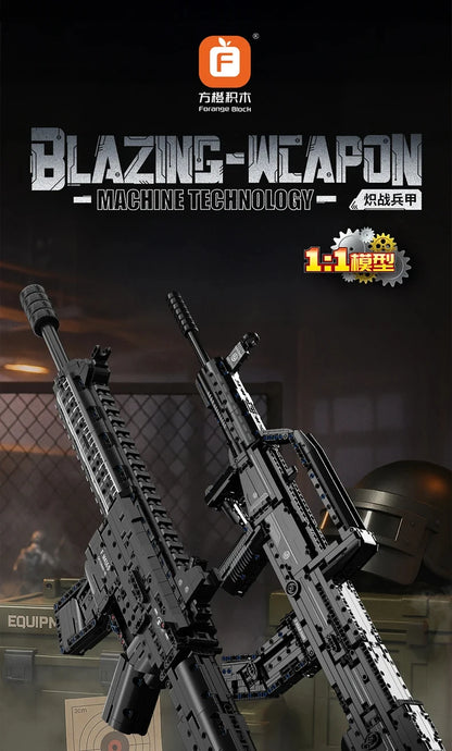 AWM, LR4, M416 & 95 Sniper Rifle Building Block Toy – Realistic Gun Model for Kids, Educational & Holiday Gift