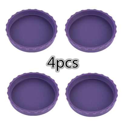 Reusable Beverage Can Covers - Silicone Soda Can Lids, Leak-Proof Sealing Protectors for Cans & Bottles