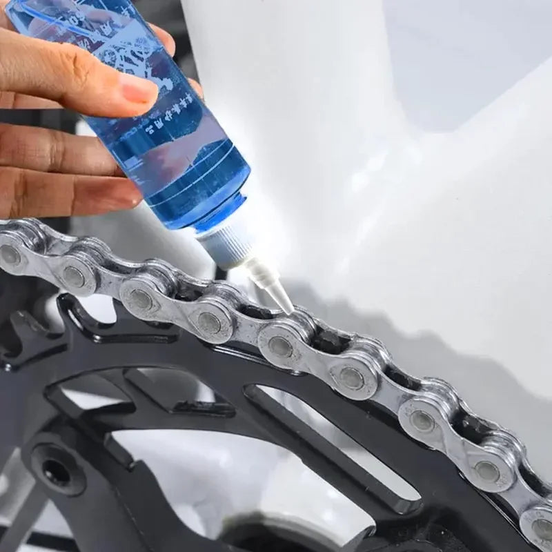 60ML Bicycle Chain Lubricant – Long Lasting Dry Lube Oil for MTB & Road Bike Chain Maintenance, Waxy Formula