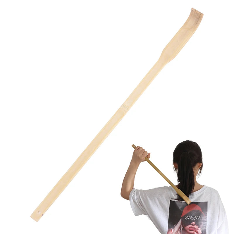 Handmade Bamboo Back Scratcher & Massager - Durable Wooden Health Gift