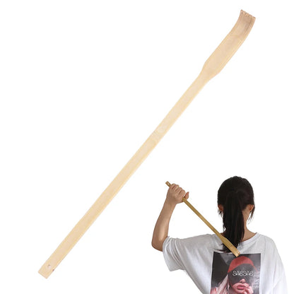Handmade Bamboo Back Scratcher & Massager - Durable Wooden Health Gift