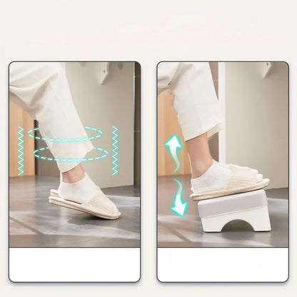 Ergonomic PP Under Desk Footrest - Comfortable Space-Saving Foot Stool for Office, Study & Home