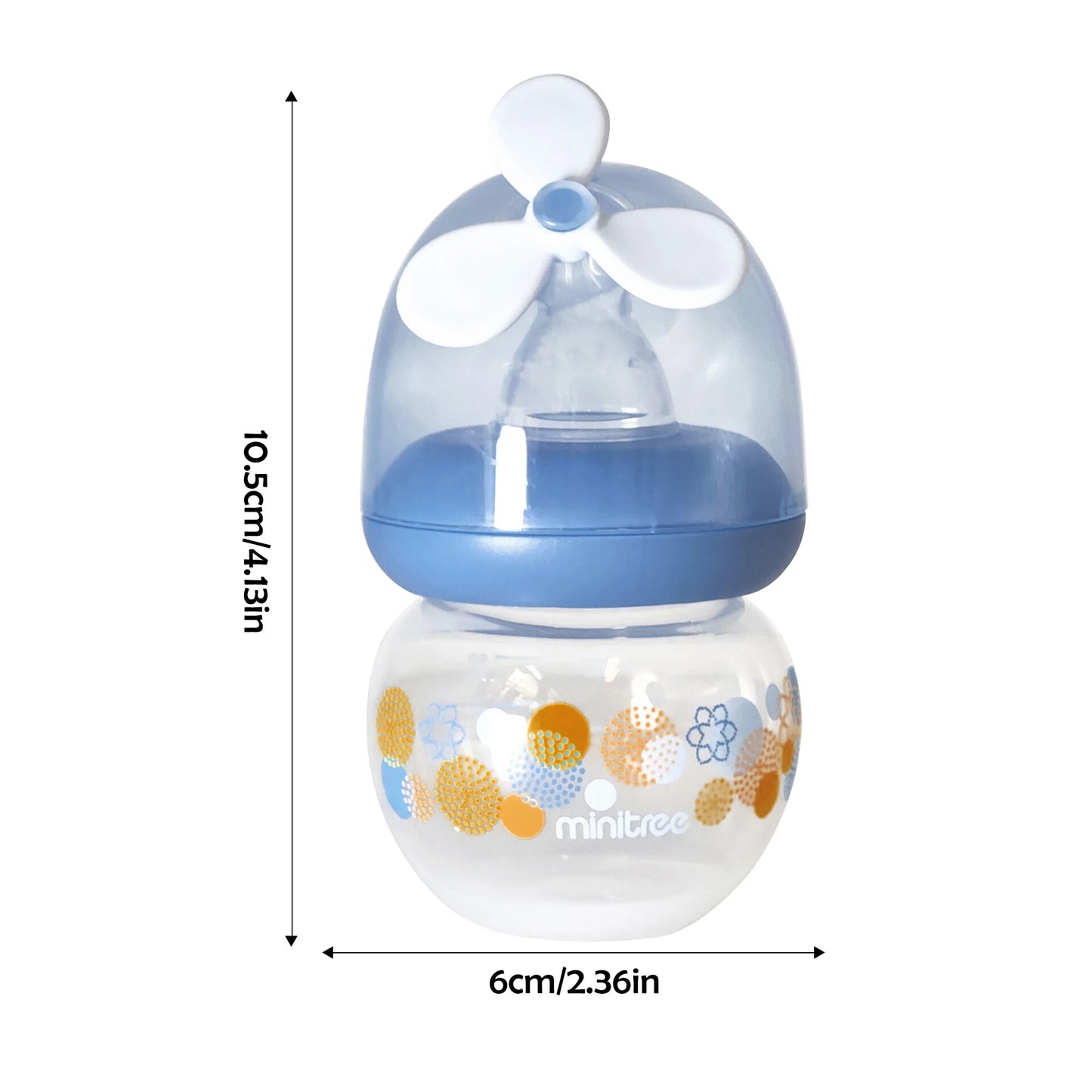 Baby Dinosaur Silicone Nipple Bottle – Imitation Breastfeeding with Straw Handle for Baby Boy & Girl