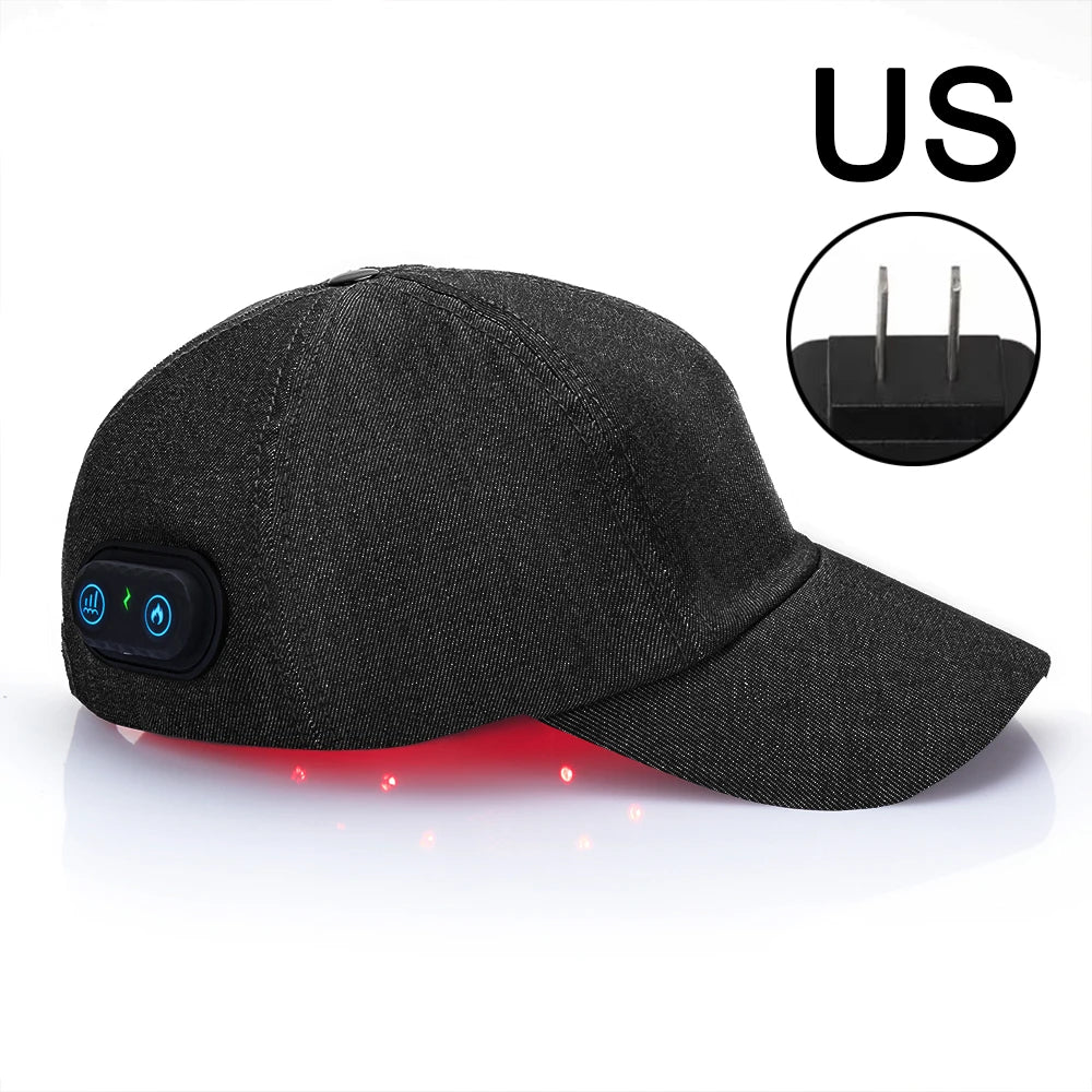 Infrared LED Hair Growth Cap – 660nm & 850nm Red Light Therapy for Hair Regrowth & Scalp Care