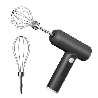 Wireless Electric Handheld Mixer – 3-Speed Portable Egg Beater for Baking, Dough & Cream