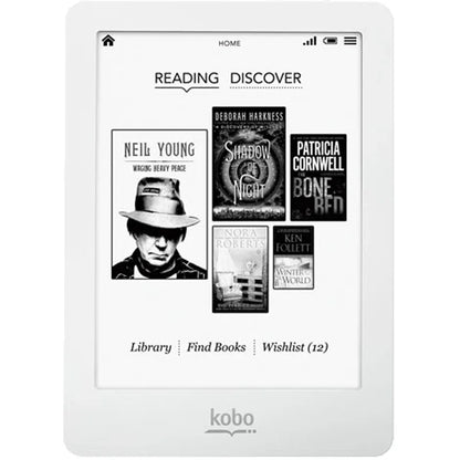 KOBO Glo N613 6″ E-Ink Ebook Reader — 212 PPI, Front Light, 2GB/16GB/32GB, Affordable Kindle Alternative