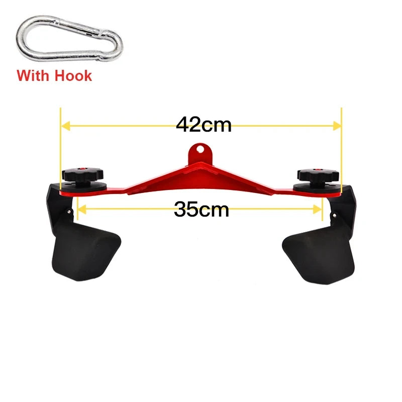 Adjustable Lat Pulldown Bar - Gym Cable Machine Handle for Biceps, Triceps & Back Workouts