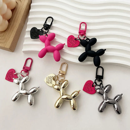 Y2K Balloon Dog Keychain – Cute Ins-Style Bag Pendant & Phone Charm for Girls