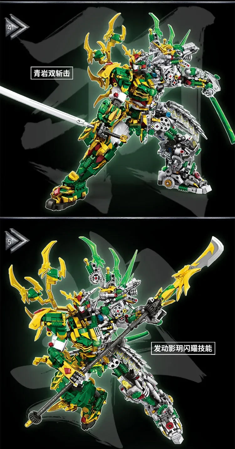 Mech WUKONG Monkey King Building Block Toy Set – ZHAOYUN Robot Hero DIY Bricks for Kids & Boys Gifts