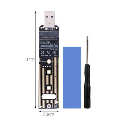 M.2 NVMe SSD to USB 3.1 Adapter – PCIe to USB-A 3.0 Converter Card, JMS583 Chip, 10Gbps USB 3.1 Gen 2 for PCIe/M.2 SSD